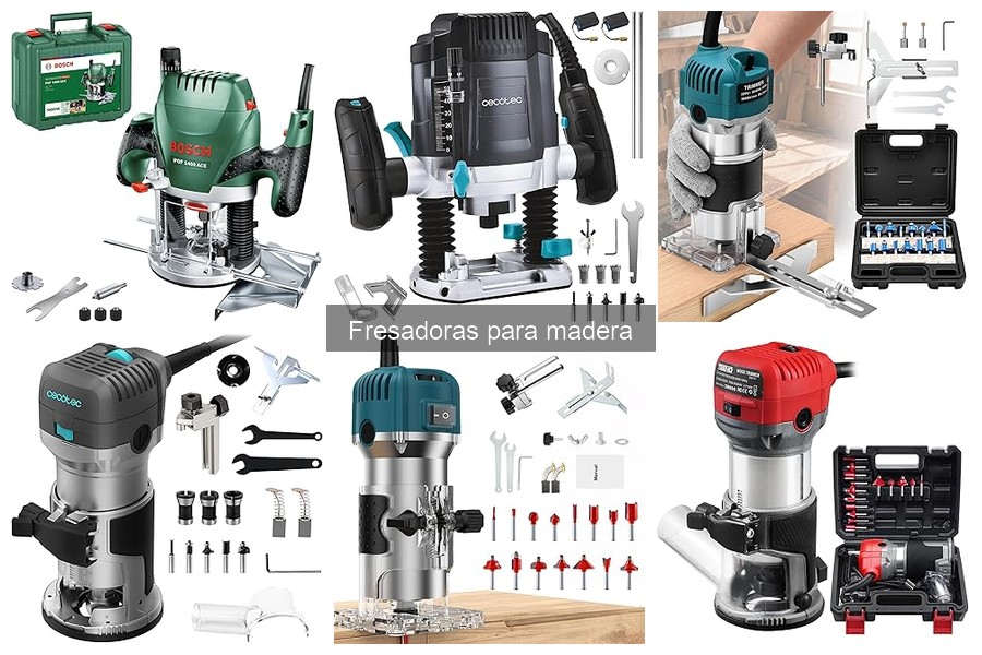 Mejores fresadoras para madera en 2023: comparativa