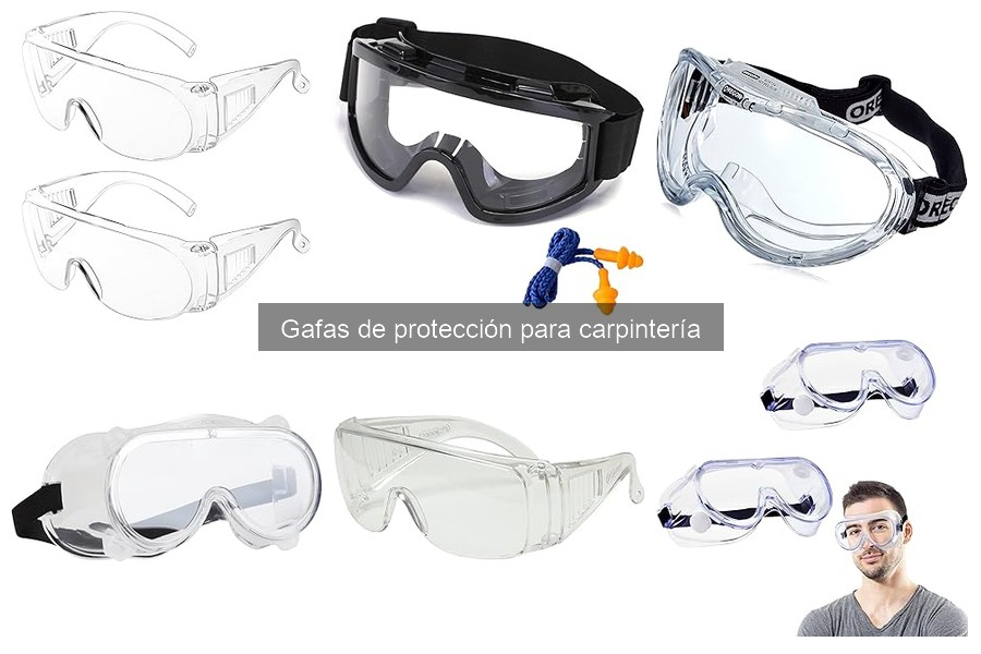 Mejores gafas de protección para carpintería: marcas destacadas