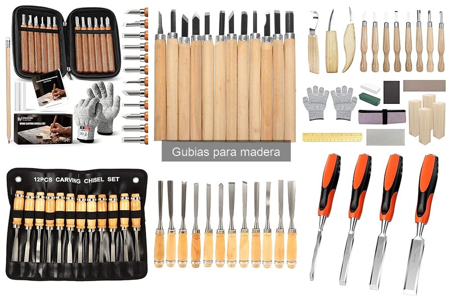 Mejores gubias para profesionales en carpintería