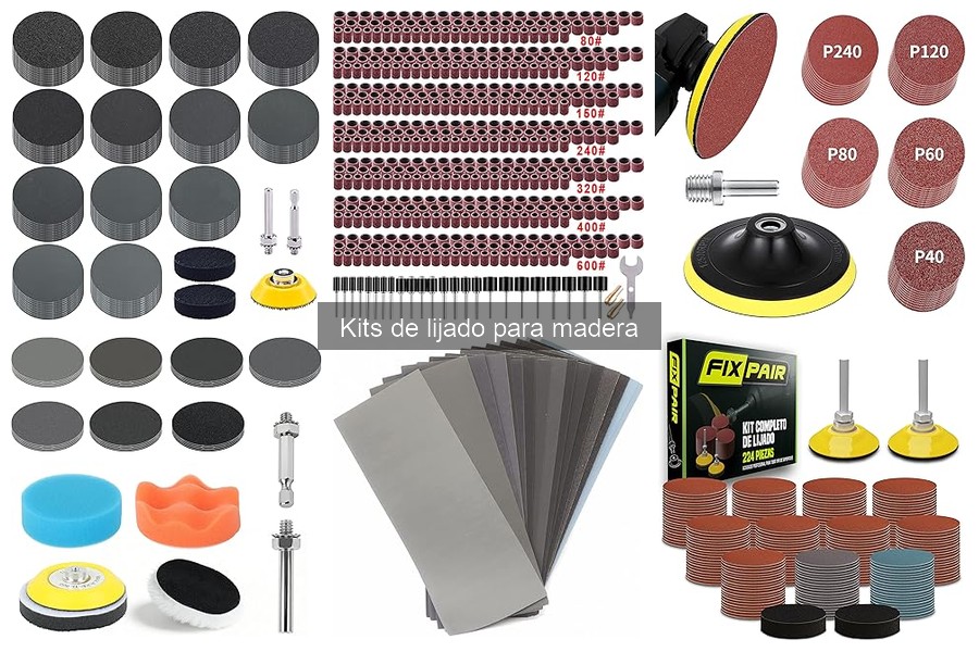 Mejores kits de lijado para principiantes en madera