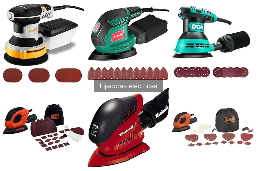 Mejores lijadoras eléctricas para bricolaje: comparativa 2023