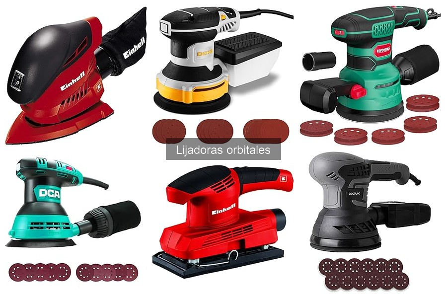 Mejores lijadoras orbitales para bricolaje: Top 3 comparativa