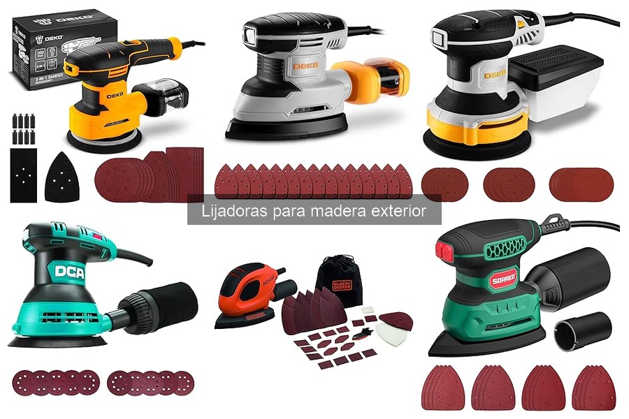 Mejores Marcas de Lijadoras para Madera Exterior 2023