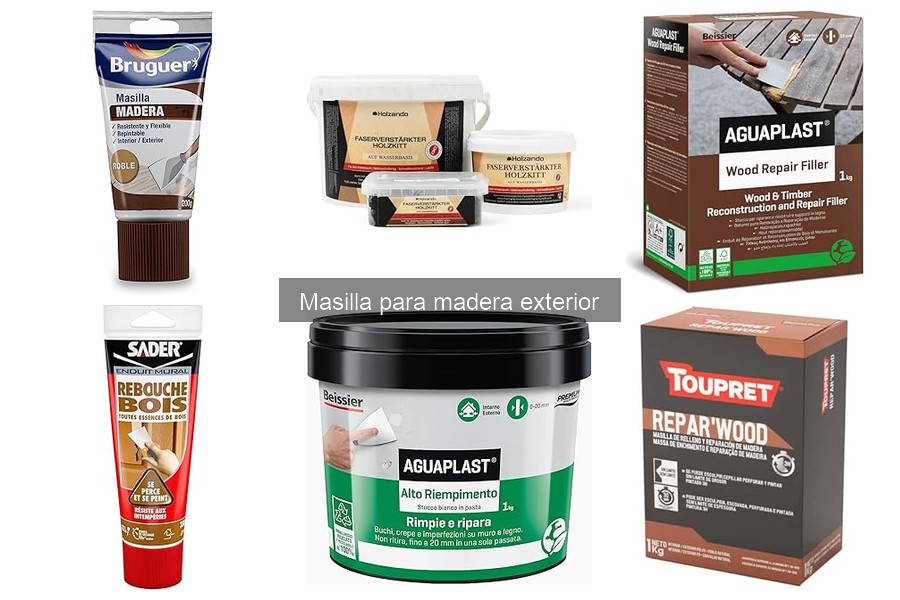 Mejores Masillas para Madera Exterior según Opiniones de Usuarios