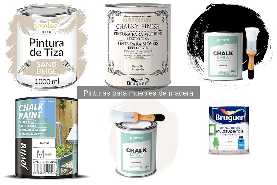 Mejores pinturas para muebles de madera en interiores