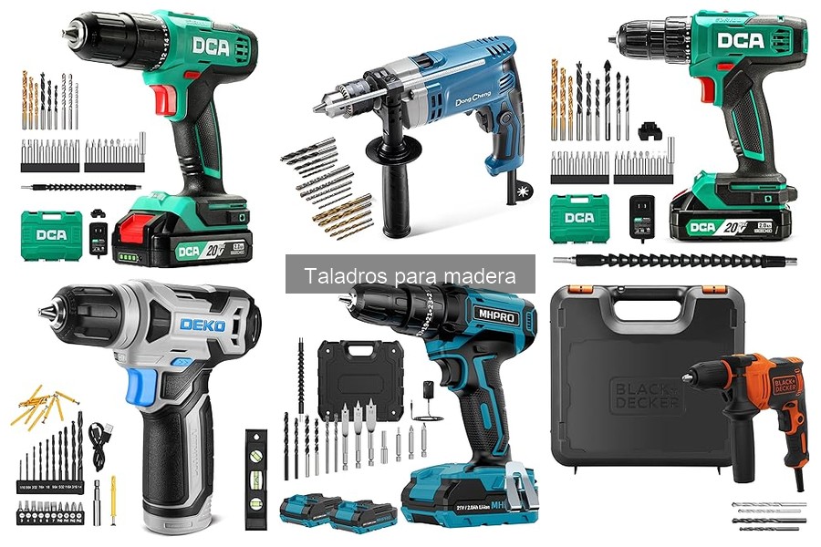 Mejores taladros para bricolaje en casa: rendimiento y precio