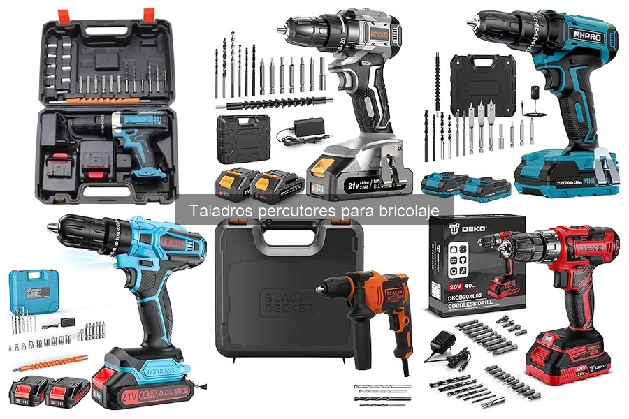Mejores Taladros Percutores para Bricolaje en Casa