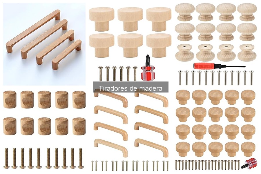 Mejores tiendas online para comprar tiradores de madera