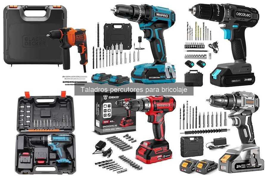 Novedades en taladros percutores para bricolaje en 2023