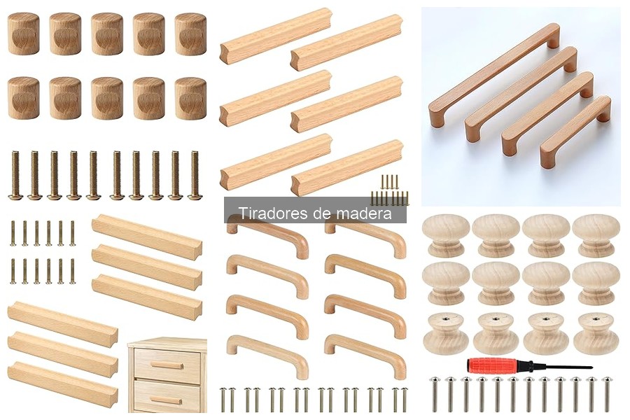 Ofertas irresistibles en tiradores de madera para muebles