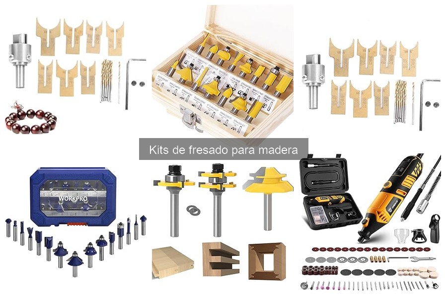 Ofertas y descuentos en kits de fresado para madera