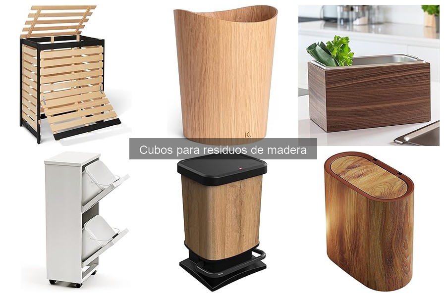 Opiniones de cubos para residuos de madera destacados