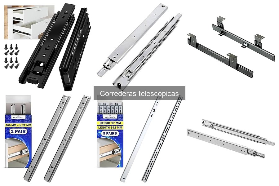 Opiniones sobre correderas telescópicas para cajones