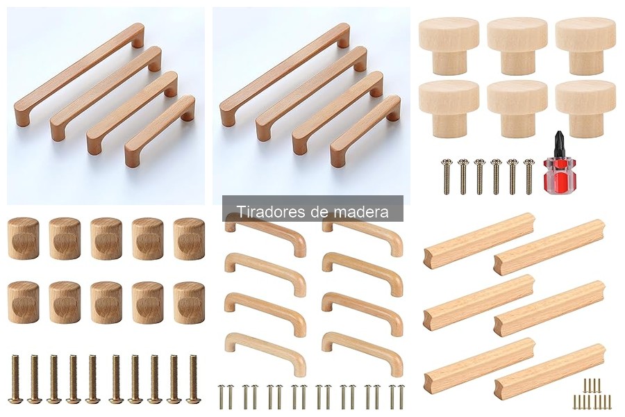 Personaliza tus tiradores de madera con estilo único
