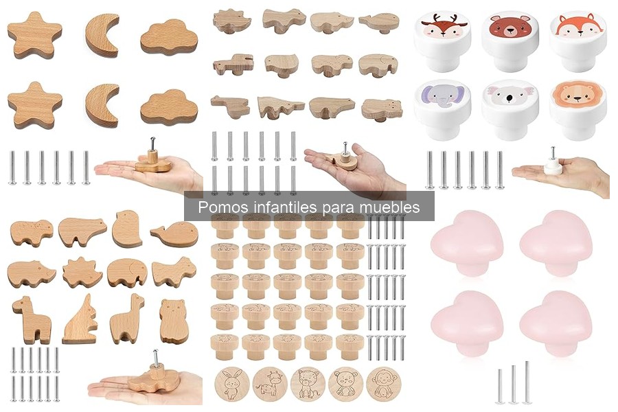 Pomos infantiles para muebles: características y usos