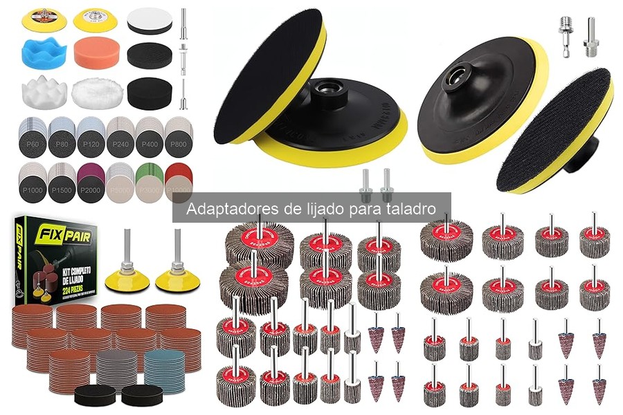 Precio promedio de adaptadores de lijado para taladro