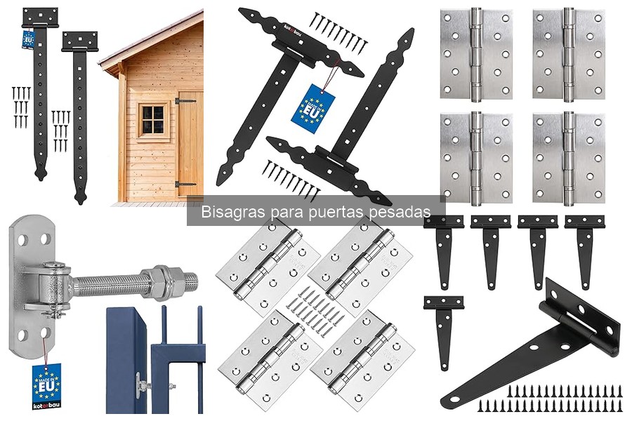 Precio promedio de bisagras para puertas pesadas