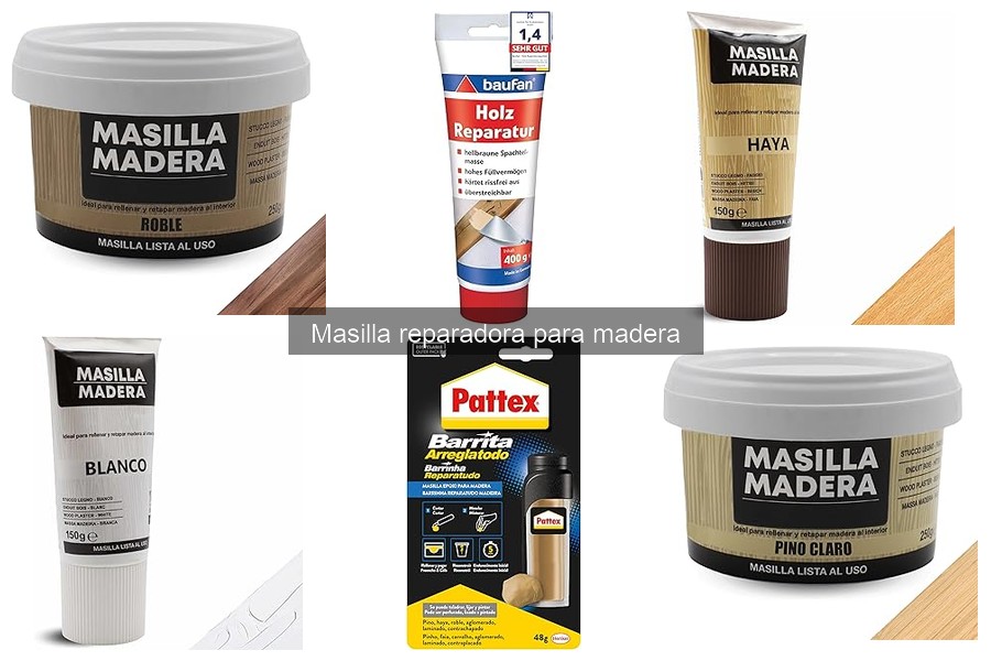 Precio promedio de masilla reparadora para madera