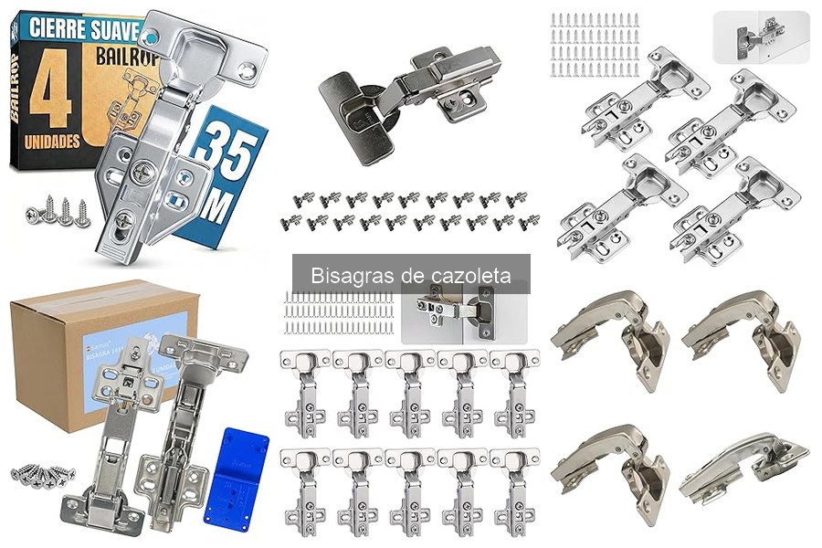Precios de bisagras de cazoleta y dónde comprarlas