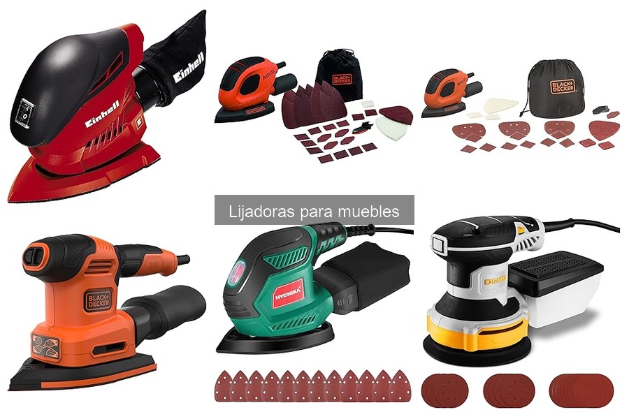 Problemas comunes al usar lijadoras para muebles y soluciones