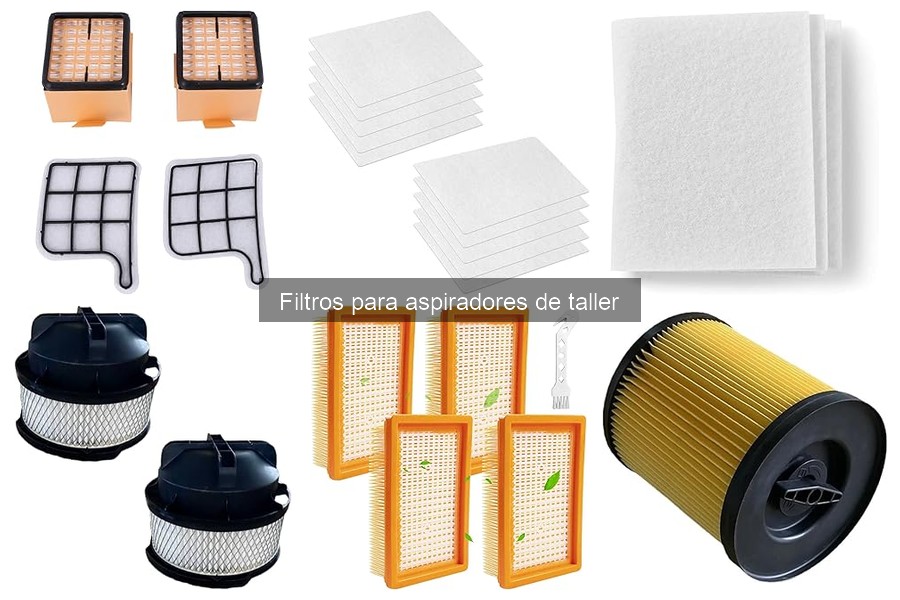 Problemas comunes con filtros para aspiradores de taller
