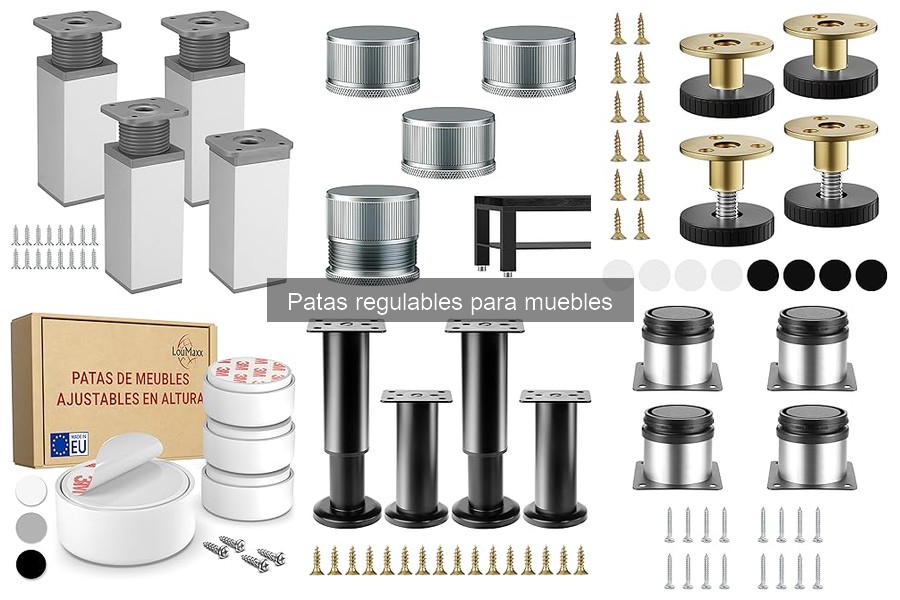 Problemas comunes con patas regulables y sus soluciones
