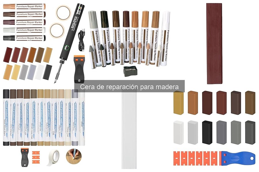 ¿Qué es la cera de reparación para madera? Guía completa