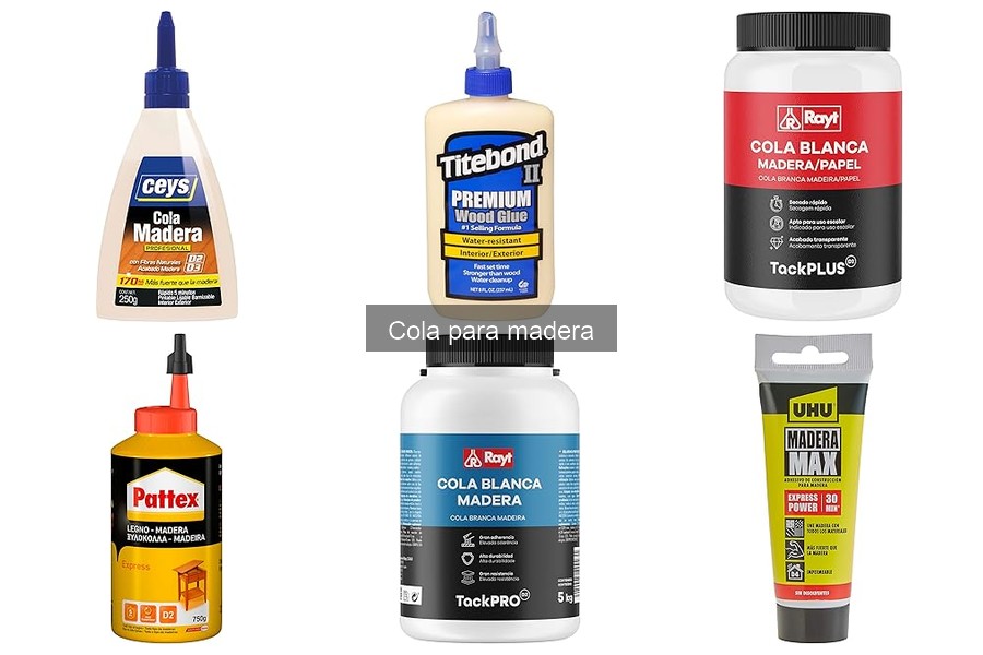 ¿Qué es la cola para madera? Tipos y funciones esenciales
