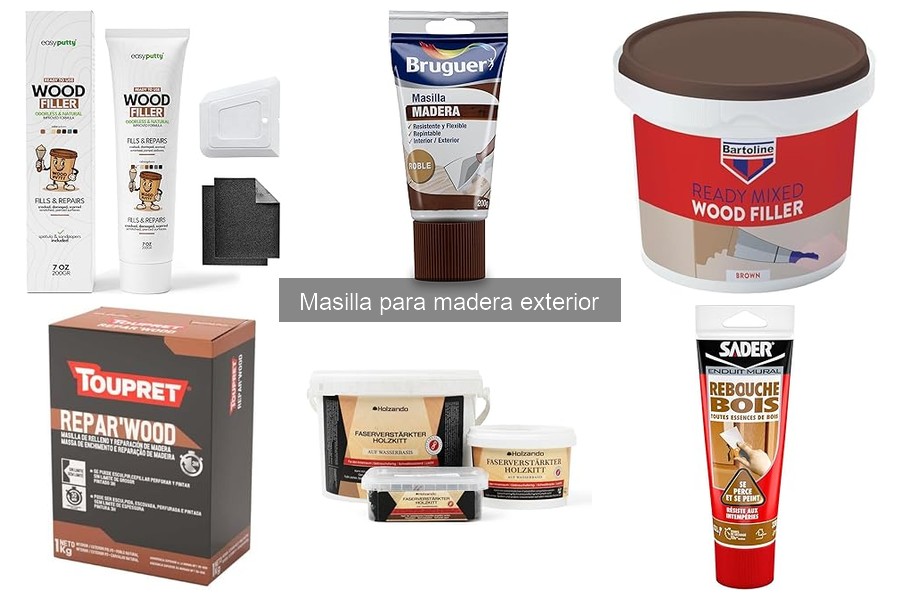 ¿Qué es la masilla para madera exterior? Guía para principiantes
