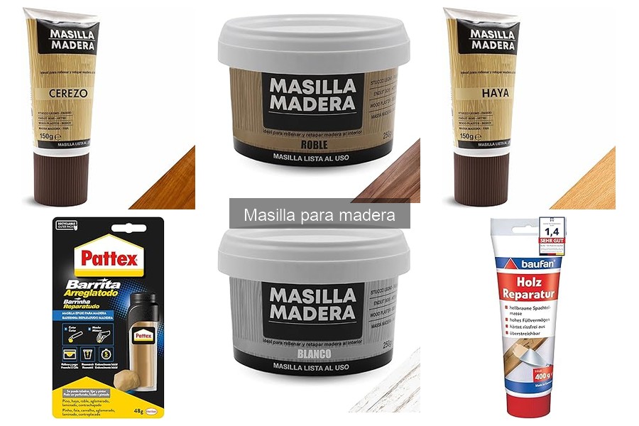 ¿Qué es la masilla para madera? Usos y tipos explicados