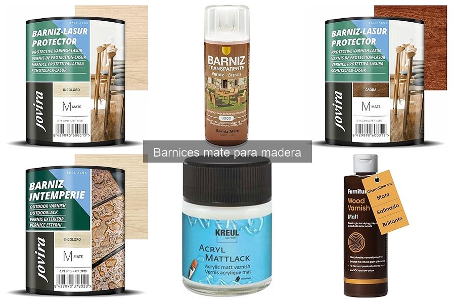 ¿Qué es un barniz mate para madera? Características y usos