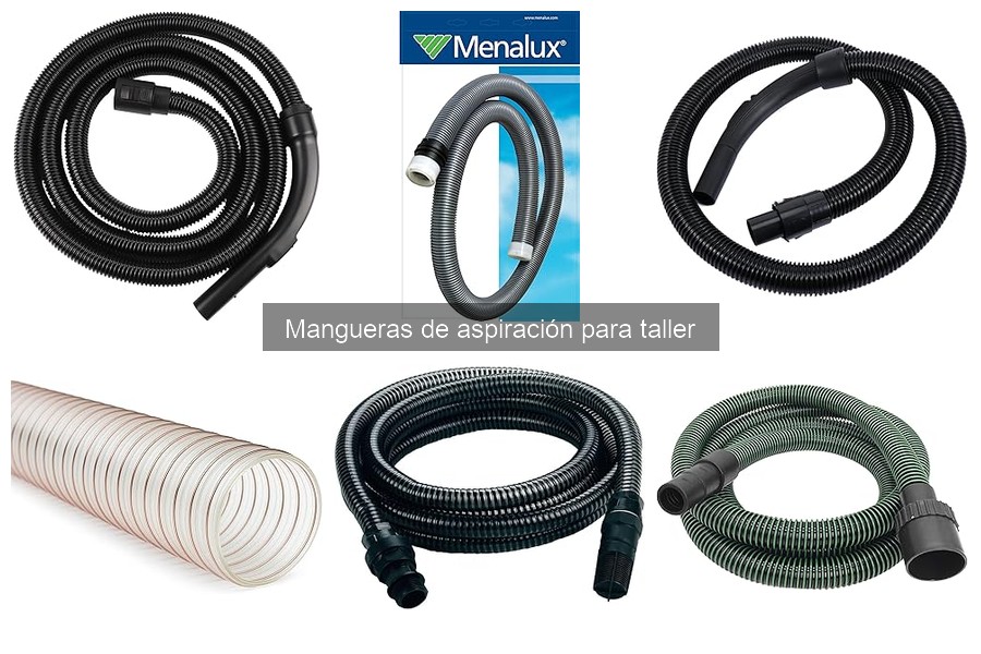 ¿Qué es una manguera de aspiración para taller?