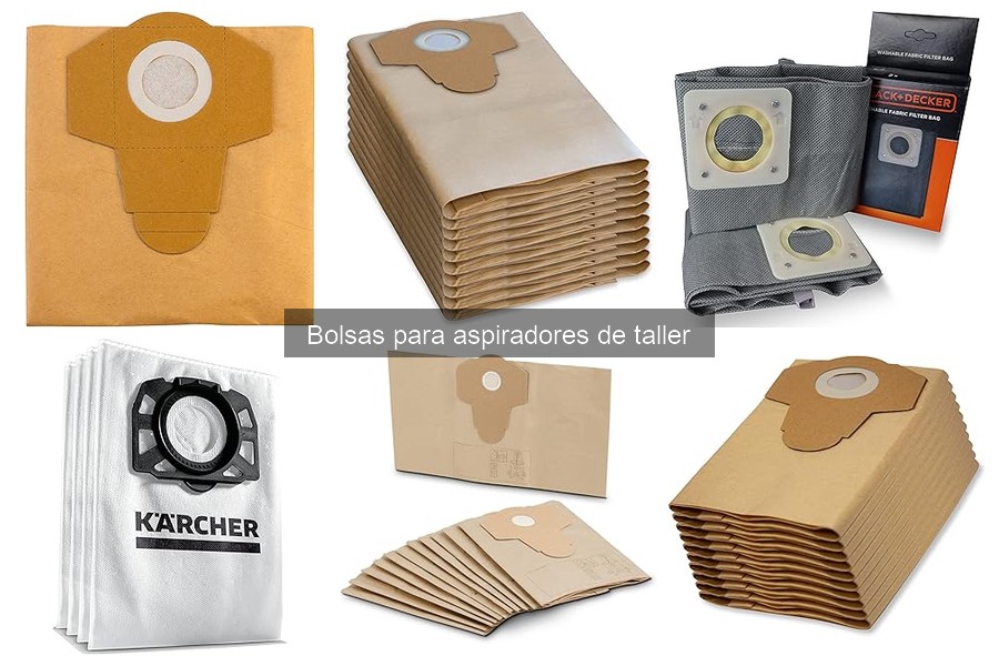 ¿Qué son las bolsas para aspiradores de taller? Guía básica
