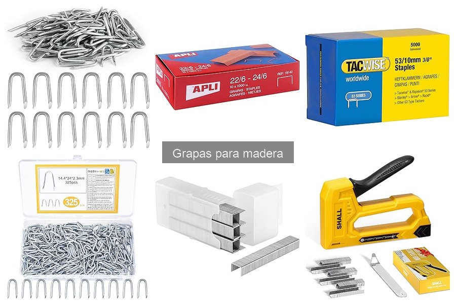 ¿Qué son las Grapas para Madera? Usos y Funcionalidad