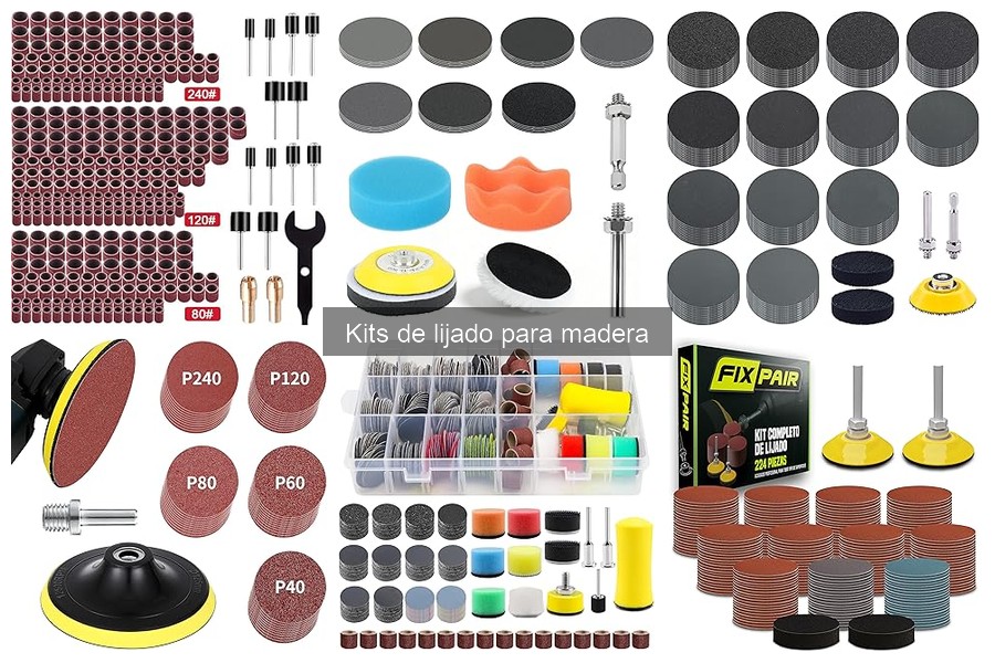 ¿Qué son los kits de lijado para madera? Todo lo que debes saber