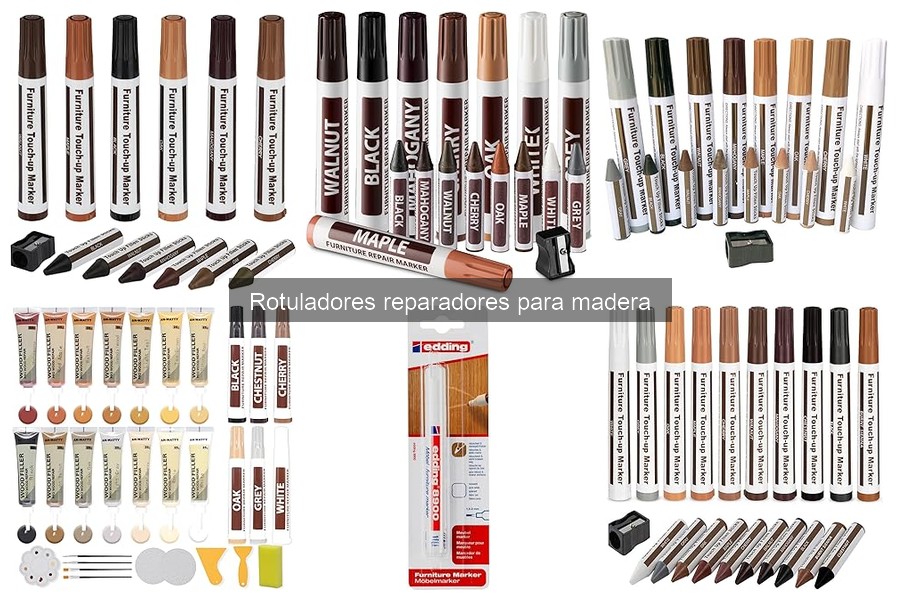 ¿Qué son los rotuladores reparadores para madera?
