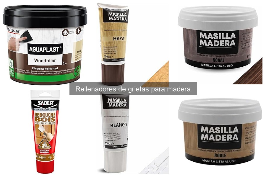 Rellenadores de grietas para madera: ¿Qué son y cómo funcionan?