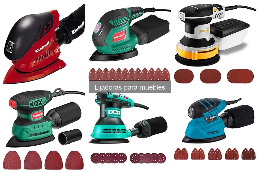 Renueva tus muebles fácilmente con una lijadora