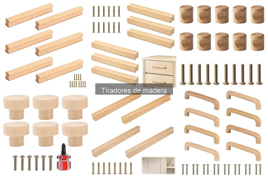 Tendencias actuales en tiradores de madera para el hogar