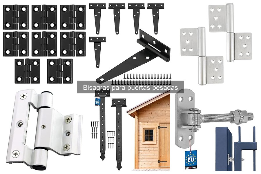 Testimonios de usuarios sobre bisagras para puertas pesadas