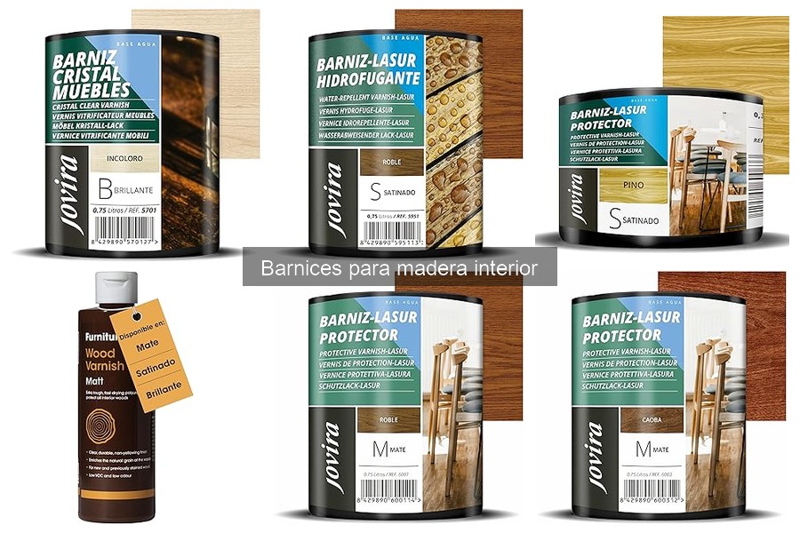 Tipos de barnices para madera interior: guía completa