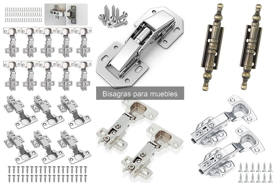Tipos de bisagras para muebles y sus usos esenciales