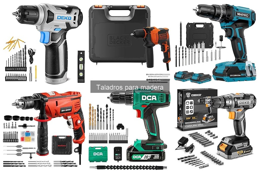 Tipos de brocas para taladros en madera: guía completa