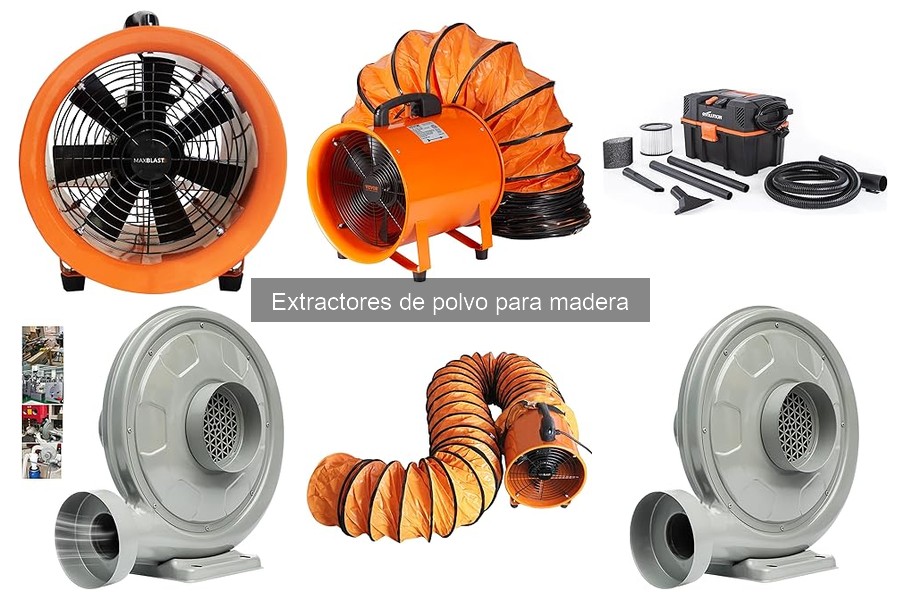 Tipos de extractores de polvo para madera: guía completa