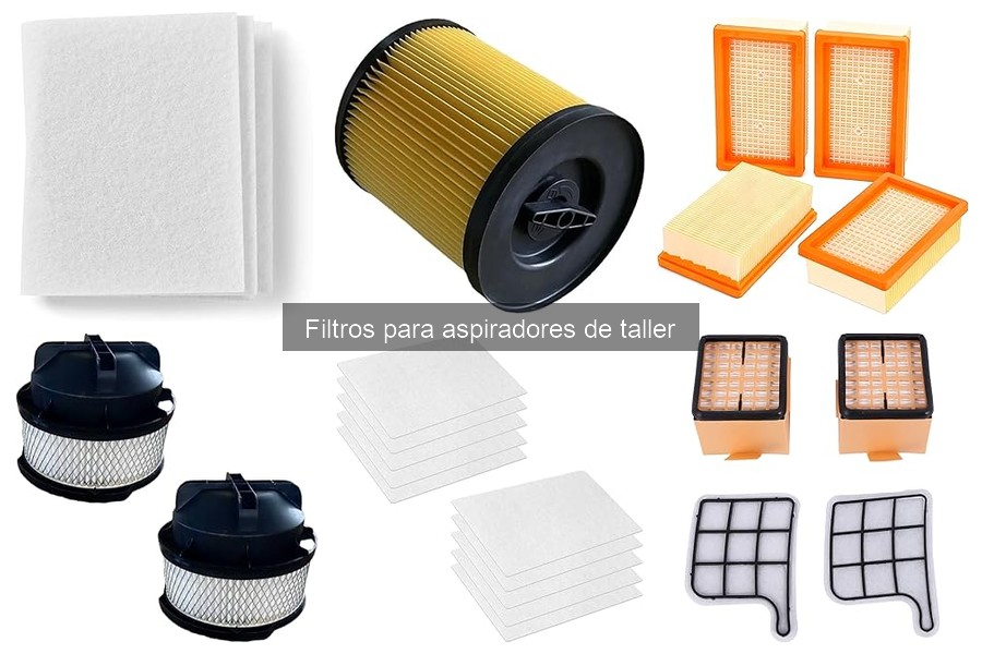 Tipos de filtros para aspiradores de taller: ¿Cuál elegir?