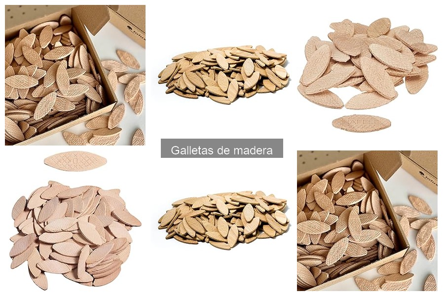 Tipos de galletas de madera y sus usos en bricolaje