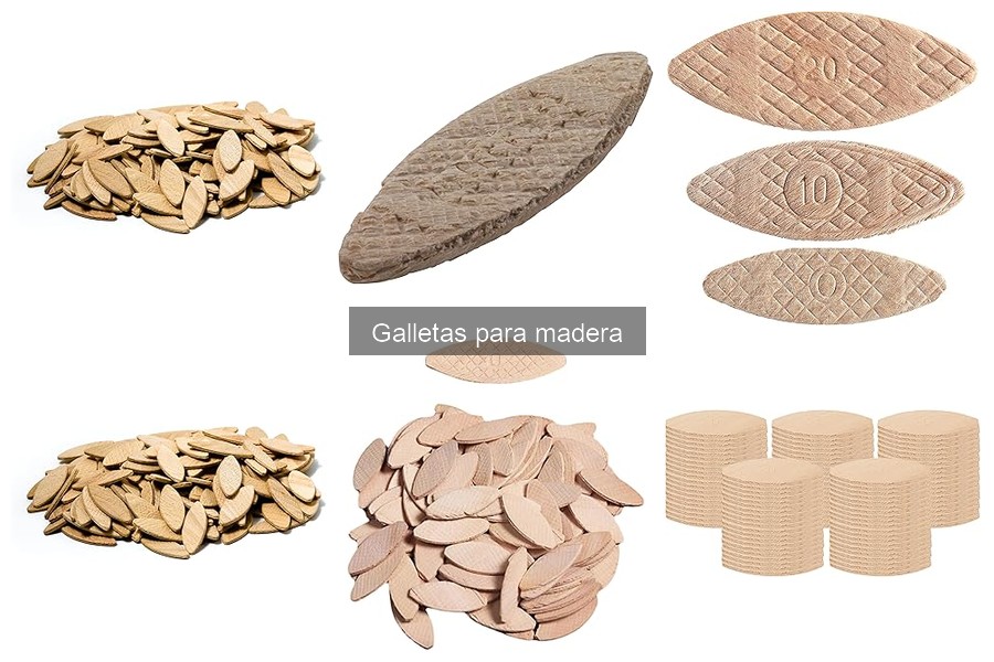 Tipos de galletas para madera y sus usos en carpintería