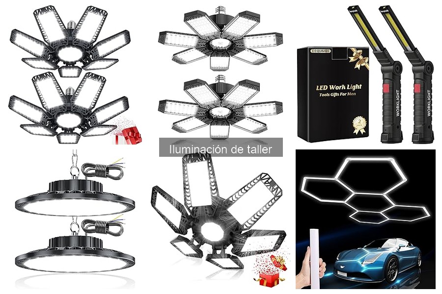 Tipos de iluminación ideales para tu taller: Guía completa