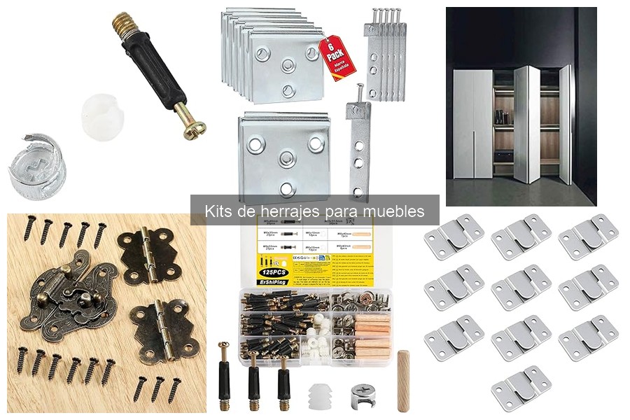 Tipos de kits de herrajes para muebles: Guía completa