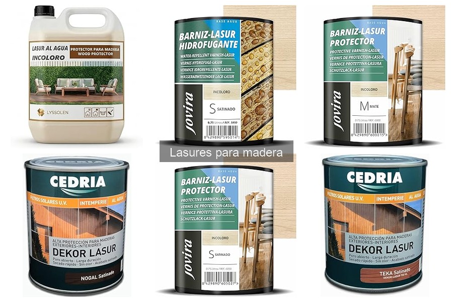 Tipos de lasures para madera: ¿Cuál elegir para tu proyecto?